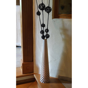Flechtwerk Vase 65 Linen