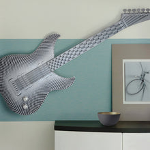 Laden Sie das Bild in den Galerie-Viewer, Flechtwerk Wandleuchte Gitarre Silber