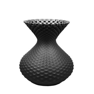 Flechtwerk Vase 25 Graphit