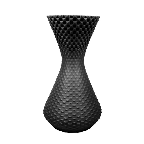Flechtwerk Vase 35 Graphit