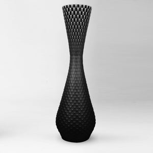 Flechtwerk Vase 50 Graphit